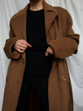 Load image into Gallery viewer, Camel long coat