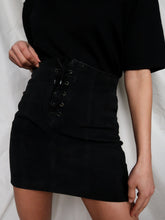 Load image into Gallery viewer, "Ambre" suede leather skirt