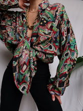 Load image into Gallery viewer, "Callypso" silk shirt