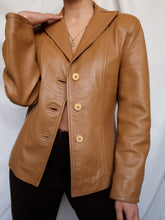 Load image into Gallery viewer, "Caramel" leather jacket