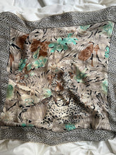 Load image into Gallery viewer, "Jungle" silk scarf