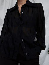 Load image into Gallery viewer, "Saphir" black shirt