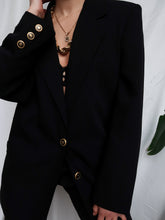 Load image into Gallery viewer, "Gigi" black blazer