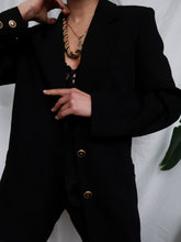 Load image into Gallery viewer, "Gigi" black blazer