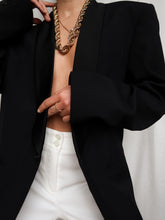 Load image into Gallery viewer, Smoking black blazer