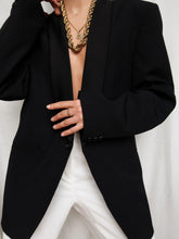 Load image into Gallery viewer, Smoking black blazer