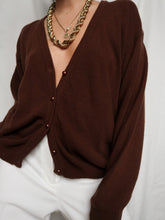 Load image into Gallery viewer, DESTOCK - brown cardigan