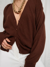 Load image into Gallery viewer, DESTOCK - brown cardigan