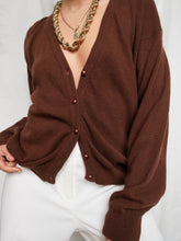 Load image into Gallery viewer, DESTOCK - brown cardigan
