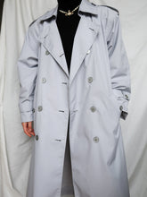 Load image into Gallery viewer, "Lisa" grey trench coat