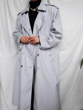 Load image into Gallery viewer, "Lisa" grey trench coat