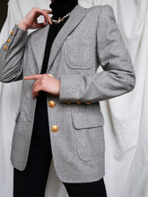 Load image into Gallery viewer, "Kate" light grey blazer