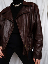 Load image into Gallery viewer, "Romy" leather perfecto