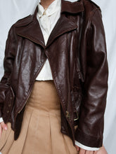 Load image into Gallery viewer, "Romy" leather perfecto
