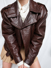 Load image into Gallery viewer, "Romy" leather perfecto