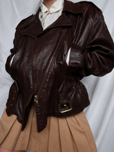 Load image into Gallery viewer, "Romy" leather perfecto
