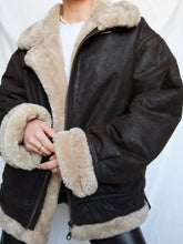 Load image into Gallery viewer, "Aviator" leather jacket