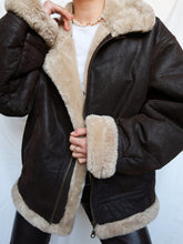 Load image into Gallery viewer, "Aviator" leather jacket