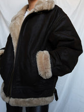 Load image into Gallery viewer, "Aviator" leather jacket