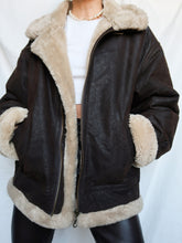 Load image into Gallery viewer, "Aviator" leather jacket