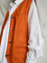 Load image into Gallery viewer, "Naranja" leather vest