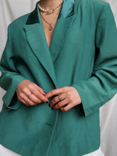 Load image into Gallery viewer, "Eve" green blazer