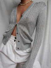 Load image into Gallery viewer, "Shana" metalic cardigan