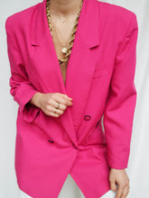 Load image into Gallery viewer, "Pink" cross blazer