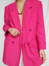 Load image into Gallery viewer, "Pink" cross blazer