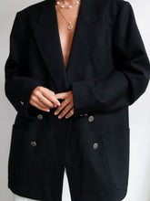 Load image into Gallery viewer, "Mina" black blazer