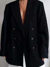 Load image into Gallery viewer, "Mina" black blazer