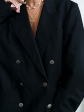 Load image into Gallery viewer, "Mina" black blazer