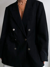 Load image into Gallery viewer, "Mina" black blazer