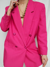 Load image into Gallery viewer, "Pink" cross blazer