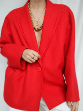 Load image into Gallery viewer, WEINBERG red blazer