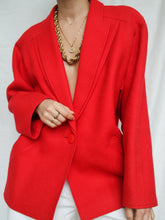 Load image into Gallery viewer, WEINBERG red blazer