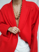 Load image into Gallery viewer, WEINBERG red blazer
