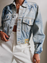 Load image into Gallery viewer, Denim cropped vest