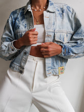 Load image into Gallery viewer, Denim cropped vest