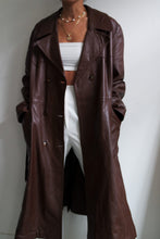 Load image into Gallery viewer, "Hot chocolate" leather coat
