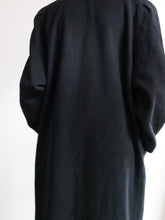 Load image into Gallery viewer, Cashmere and wool Black coat