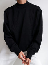 Load image into Gallery viewer, Black knitted jumper
