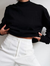 Load image into Gallery viewer, Black knitted jumper