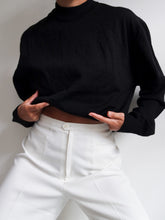 Load image into Gallery viewer, Black knitted jumper