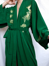 Load image into Gallery viewer, "Mao" green kimono