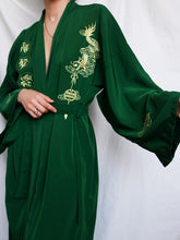 Load image into Gallery viewer, "Mao" green kimono