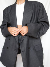 Load image into Gallery viewer, "1996" deep grey blazer