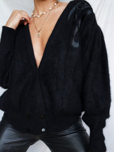 Load image into Gallery viewer, "Berliner" black cardigan