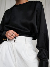 Load image into Gallery viewer, ELECTRE satin blouse