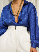 Load image into Gallery viewer, Ocean satin shirt